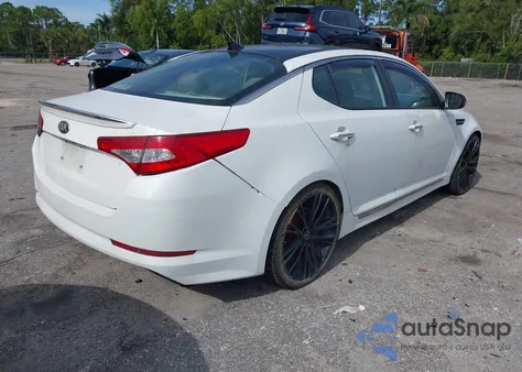 2013 Kia Optima Sx из США, поврежденный, VIN 5XXGR4A6XDG147896